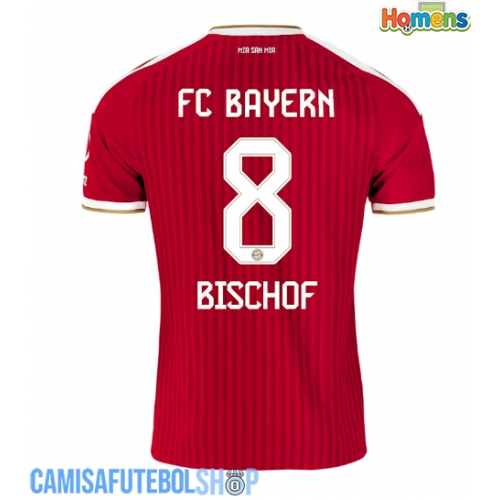 Camisa de time de futebol Bayern Munich Tom Bischof #8 Replicas 1º Equipamento 2026-27 Manga Curta